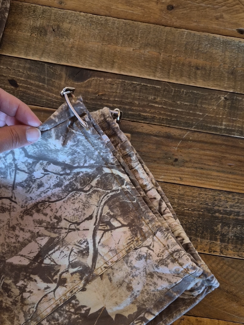 emory park Women's Cargo Pants - Brown Camouflage - Picture 5 of 7